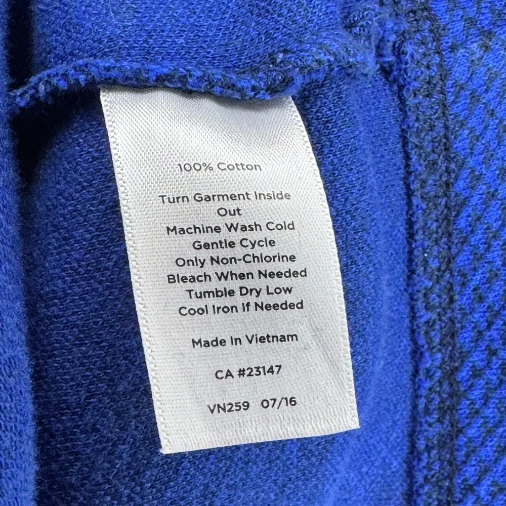 Blue Talbots Zip Cardigan - Picture 4 of 4